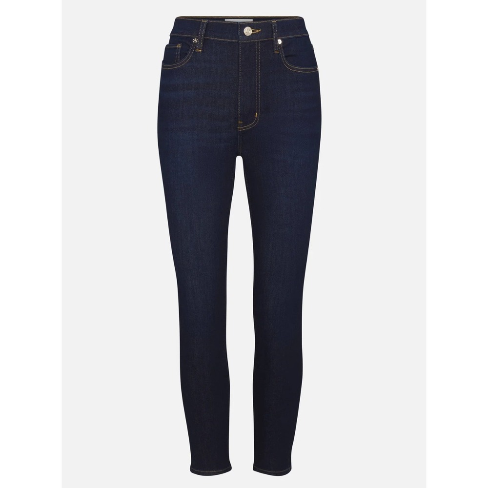 FRAME Le‎ High Skinny Jeans Size 25, Copa Dark Wash, Made in USA